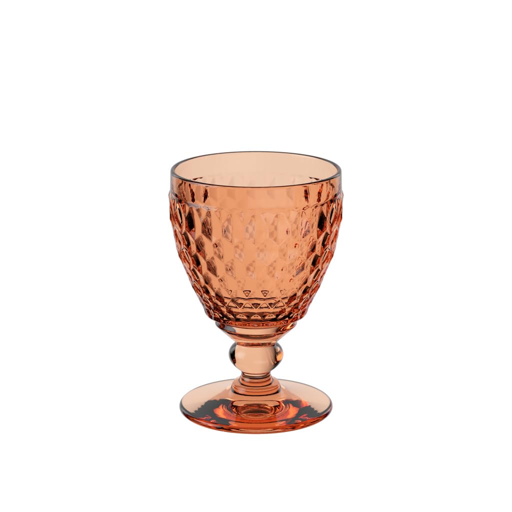 Villeroy & Boch – Boston Apricot White Wine Glass, Crystal Glass Coloured Orange, Capacity 125 ml — image 1