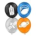 Outer space party balloons, decorations and supplies for themed favors bags. (16 Piece Value Pack) Premium 12