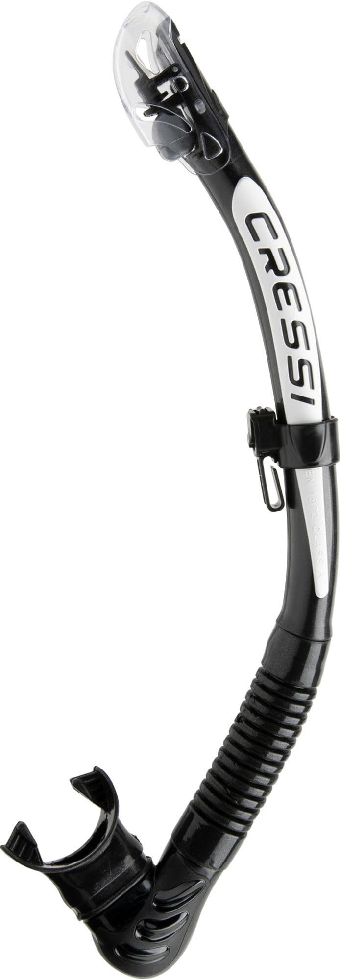 Cressi Alpha Ultra Dry Snorkel Dry - Black/White, Uni