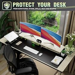 K KNODEL Leather Desk Mat, Extra Large Office Desk