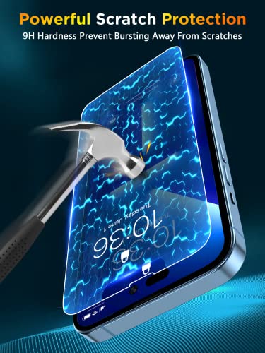 Invoibler 3 Pack Screen Protector Compatible with iPhone 14 Pro Max 6.7\