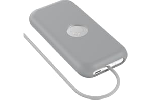QUVFHE Compatible with Apple Vision Pro Battery Case,Silicone Apple VR Vision Pro Battery Protective Case Cover,Anti-Scratch,Fall-Proof and Soft Case for Apple Vision Pro Battery Accessories(Grey)