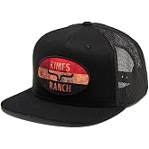 Kimes Ranch Unisex American Standard Trucker Embroidered Logo Patch Adjustable Snapback One-Size Hat