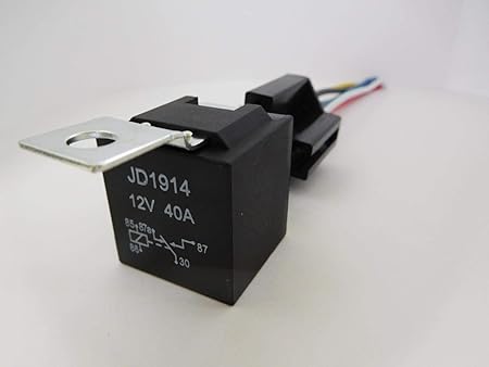 Amazon 5p リレー 5極リレー コネクタ 配線 セット Hid ホーン取付に 車載リレー 12v 40a エーモン 1246 代用 1個 ウインカーリレー 車 バイク