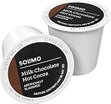 Amazon Brand - 24 Ct. Solimo Hot Cocoa Pods, Milk Chocolate Flavored, Compatible with 2.0 K-Cup Brewers