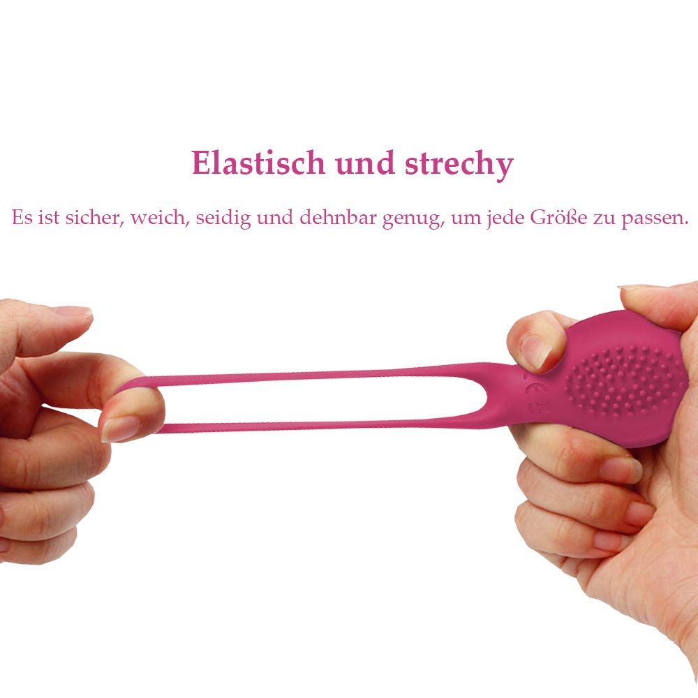 Penis Ring Vibratoren mit Clitoris Massager für Paar Sex-Spiel, Treediride Schwanz Ring Vibrator aufladbares bleibendes erektiles Sex-Spielzeug für Männer