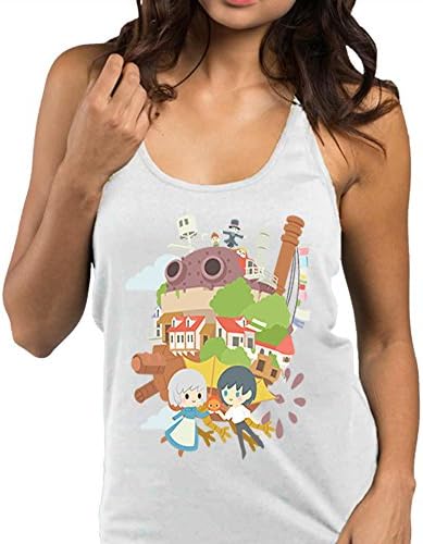Howl's Moving Castle Womens Tank Top Black