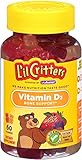 L'il Critters Vitamin D Gummy Bears, 60 count,  Bottles (Pack of 3)
