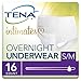 Tena Intimates Incontinence Overnight Underwear for Women, Size Small/Medium, 16 ct