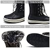 VEPOSE-Womens-Waterproof-Snow-Boots-Mid-Calf-Lace-Up-Fur-Shoes