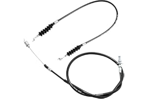 CADUFUELLY 102336101 Governor & Accelerator Cable, Cable Combination Kit, Accelerator Throttle Cable Replacement for Kawasaki FE290 Club Car DS Golf Cart 2004-up, Replaces 102336001
