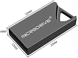 MicroDrive 16GB USB 2.0 Flash Drive Metal Waterproof Shockproof Keyring view 7
