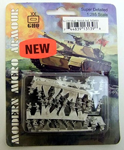 VINTAGE 1:285 GHQ Modern Micro Armour Modern UK Individual Infantrymen N139