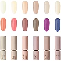 Amazon.com : LEAV Base Gel Polish 100 Colors (Bright Pink