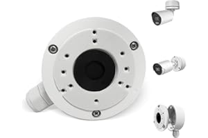 KU-DS-1280ZJ-XS Aluminum Junction Box for HIK Bullet IP Cameras, IP66 Waterproof Mount Bracket, Hide Cable Concealment Boxes