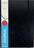 Markings by C.R. Gibson Ruled Paper Bonded Leather Journal, 10.25 x 7.5 Inches (Black)