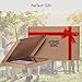 AZRHOM Large Walnut Wood Cutting Board for Kitchen 18x12 (Gift Box) with Juice Groove Handles Non-slip Mats Thick Reversible Butcher Block Chopping Board Cheese Charcuterie Boardrd