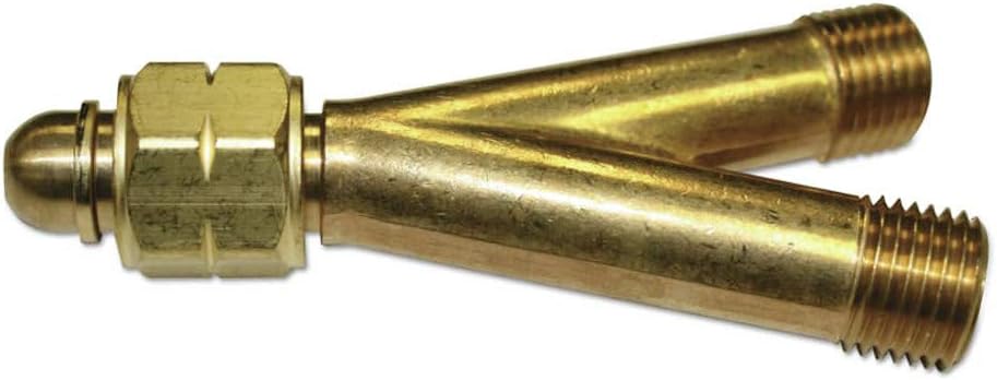 Western Enterprises102 Y Connections, 200 PSIG, Brass, Acetylene/Fuel Gases, 9/16" - 18 (M), Female/male Connection, 0.5 Length, B-Size/ B-Size