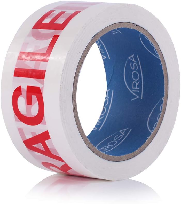 VIROSA Strong Heavy Duty Roll Pack Fragile Packaging Tape, Secure Sticky Sealing Tape for Moving Boxes Parcel Boxes - Image 4