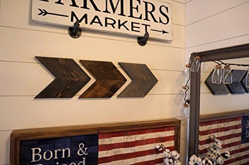 Wood Chevron Arrows / Set of 3 Wood Chevrons / Rustic Chevron Arrows / Arrow Wall Art / Rustic Nursery / Rustic Arrow / Fixer Upper Decor