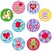 JOYIN 700+ Pcs Valentines Day Party Favor Supplies Craft Set, Foam Stickers for Kid, Tattoos, Stampers & Stickers for Decorations, Photo Props, School Classroom Holiday Exchange Game Prizes, Art Craft