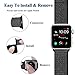SYRE Compatible with Apple Watch Band Series 4/3/2/1 38mm 40mm 42mm 44mm, Lightweight Breathable Nylon Sport Band Replacement iWatch Series 4, Series 3, Series 2, Series1