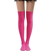 MK MEIKAN Women's Over Knee High Socks, Tube Dresses Fashion Cotton Thigh High Socks Stockings Cosplay Socks
