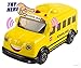 WolVol Take-A-Part School Bus Toy with Lights and Sounds, with Real Power Drill for Kids
