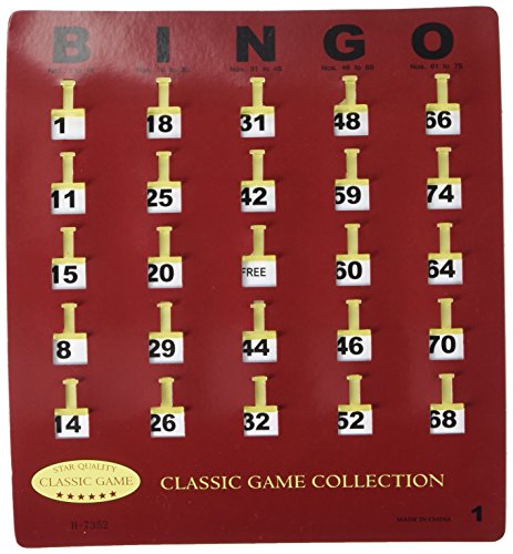 Bingo Shutter Cards, Set of 20 Cards