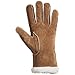 Isotoner Women's Suede Gloves with Moccasin Stitch and Sherpasoft Lining