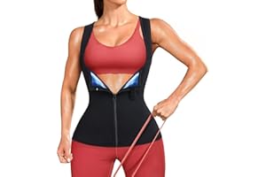 Nebility Waist Trainer for Women - Sauna Suit Sweat Vest Corset Waist Trimmer Body Shaper