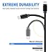 Micro USB Cable [2 Pack 3.3ft] Nylon Braided Data Cable Charging cord Micro 5pin & Data Sync Cable Compatible with Samsung Galaxy,Note, Android,LG,HTC One,Nexus,Tablets and More Android Device (Black)