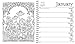 Johanna Basford 2018-2019 16-Month Coloring Weekly Planner Calendar