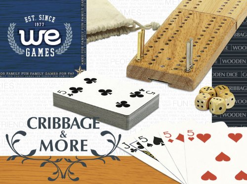 WE Games Cribbage and More Travel Game Pack