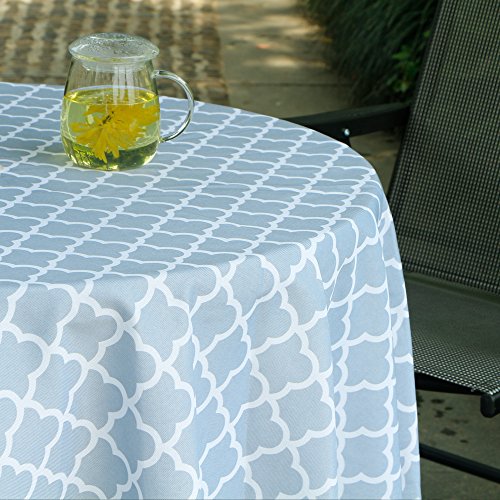 ColorBird Elegant Trellis Outdoor Tablecloth Waterproof Spillproof Polyester Fabric Table Cover  ...