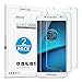 OMOTON Tempered Glass Screen Protector Compatible Motorola Droid Maxx 2 / Moto X Play (2 Pack)