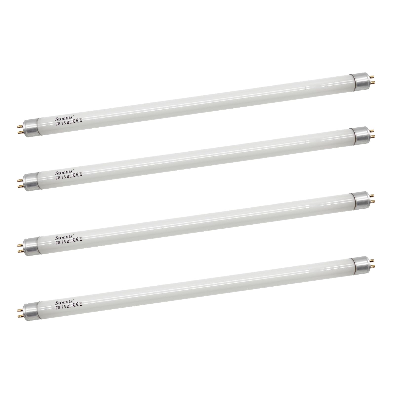 Stoents 4 x 8W 8 Watt 12 Inch 12" T5 Bug Zapper Insect Attracting Lamp UVA Replacement Tube Bulbs for 16W Electric Fly Killer Incl Starters