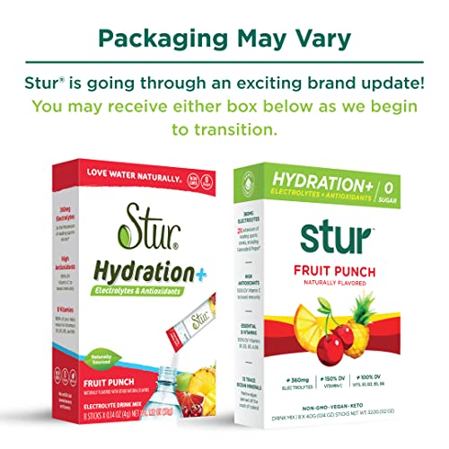 stur hydration packets