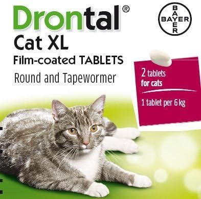 Drontal Cat Xl 2 Tab Pack by Drontal
