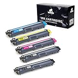 IKONG 5-Pack Compatible Toner Cartridge Replacement for Brother TN221 TN225 Works with Brother MFC-9130CW HL-3170CDW MFC-9330CDW HL-3140CW MFC-9340CDW HL-3180CDW HL-3150CDN Laser Printer