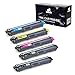 IKONG 5-Pack TN221 Compatible Toner Cartridge Replacement for Brother TN221 TN225 Works with Brother MFC-9130CW HL-3170CDW MFC-9330CDW HL-3140CW MFC-9340CDW HL-3180CDW HL-3150CDN Laser Printer