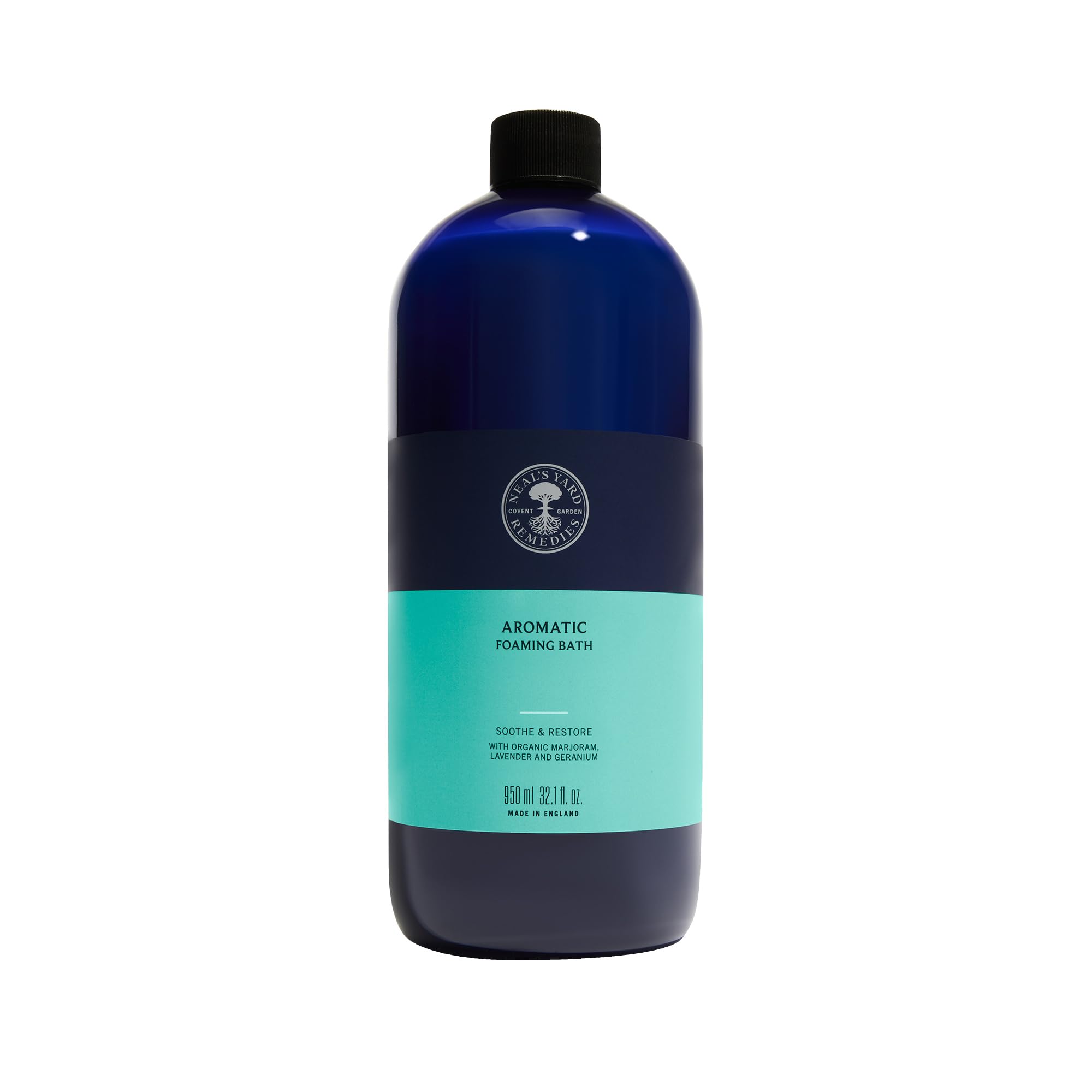 Neal's Yard Remedies Aromatic Foaming Bath | Helps the Mind & Body - Relax & Unwind | 950ml , Packaging may vary