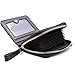 Kinzd Accordion Wallet RFID Leather Card Wallet for Women Credit Card Holder (OneSize, upgraded Black)