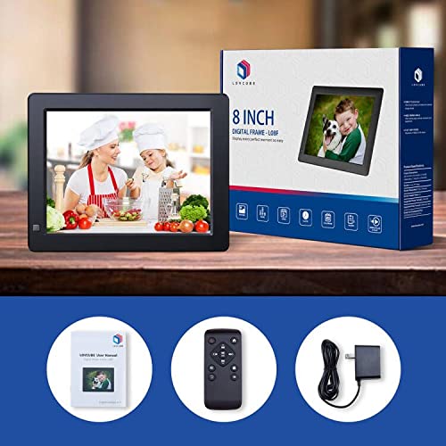 LOVCUBE 8Inch Digital Photo Frame L08F Digital Picture Frame with