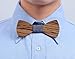 WOOD MEETS COLOR Handmade Customized Wedding Solid Wood Bow Tie (Zebra 1)