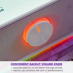 Tilted Nation Computer Soundbar for Desktop - USB
