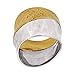 Silpada 'Rain or Shine' Textured Ring in Sterling Silver and Brass, Size 9, Size 9