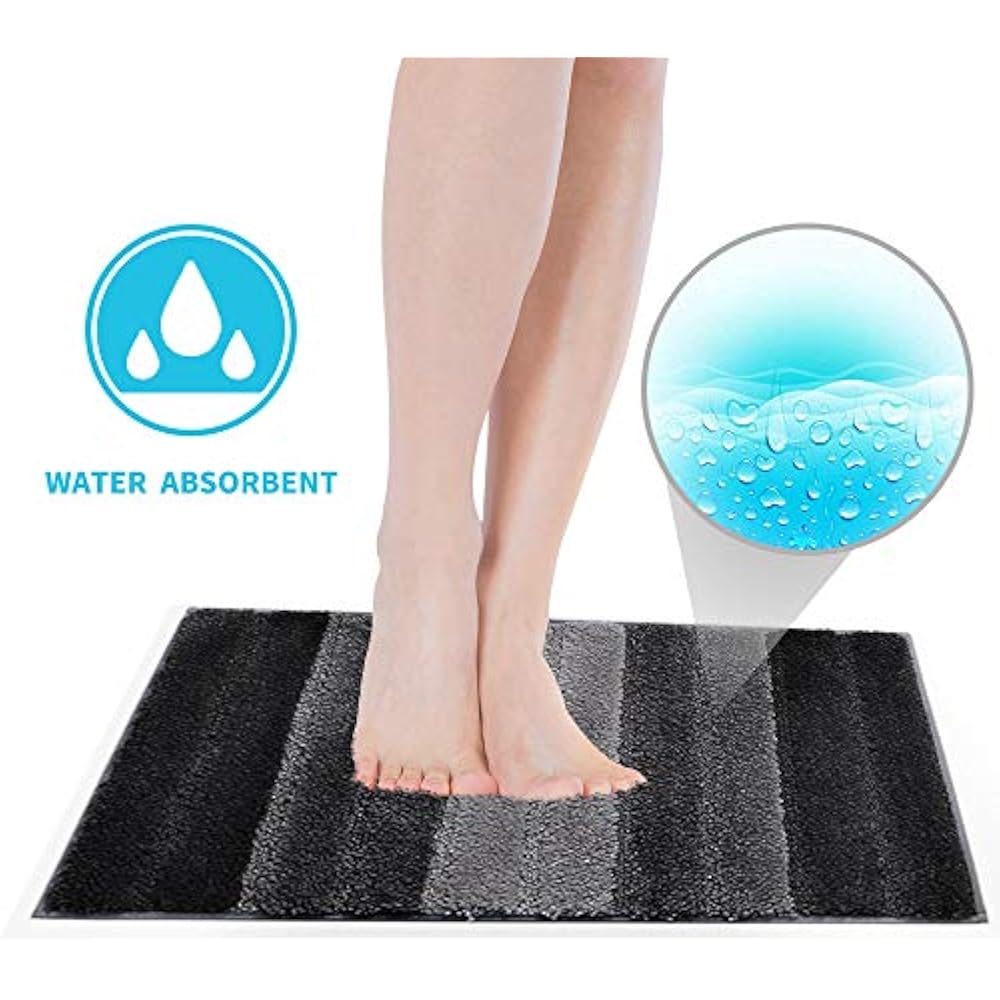 Bathroom Bath Rugs Rug Mat Non Slip Soft Absorbent Microfiber