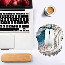 Mouse Pad with Wrist Support, Non Slip Mousepad
