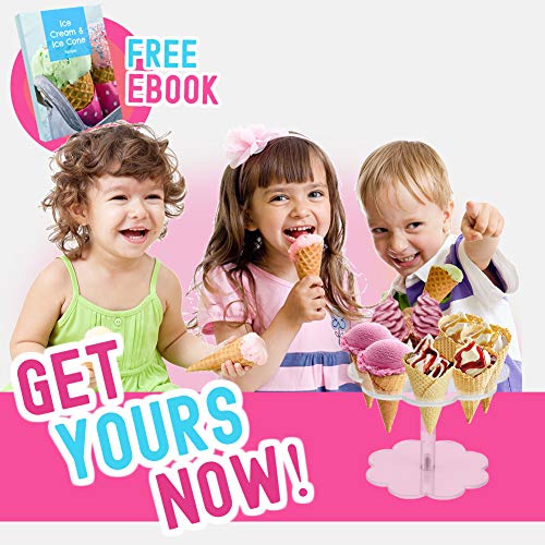 6 Acrylic+Ice+Cone+Holder+Included